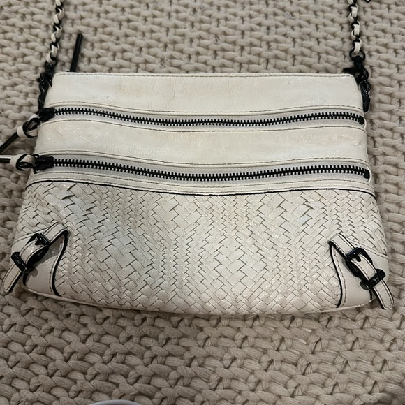 Elliott Lucca “Bali 89” Woven Leather Crossbody bag - Picture 2 of 8